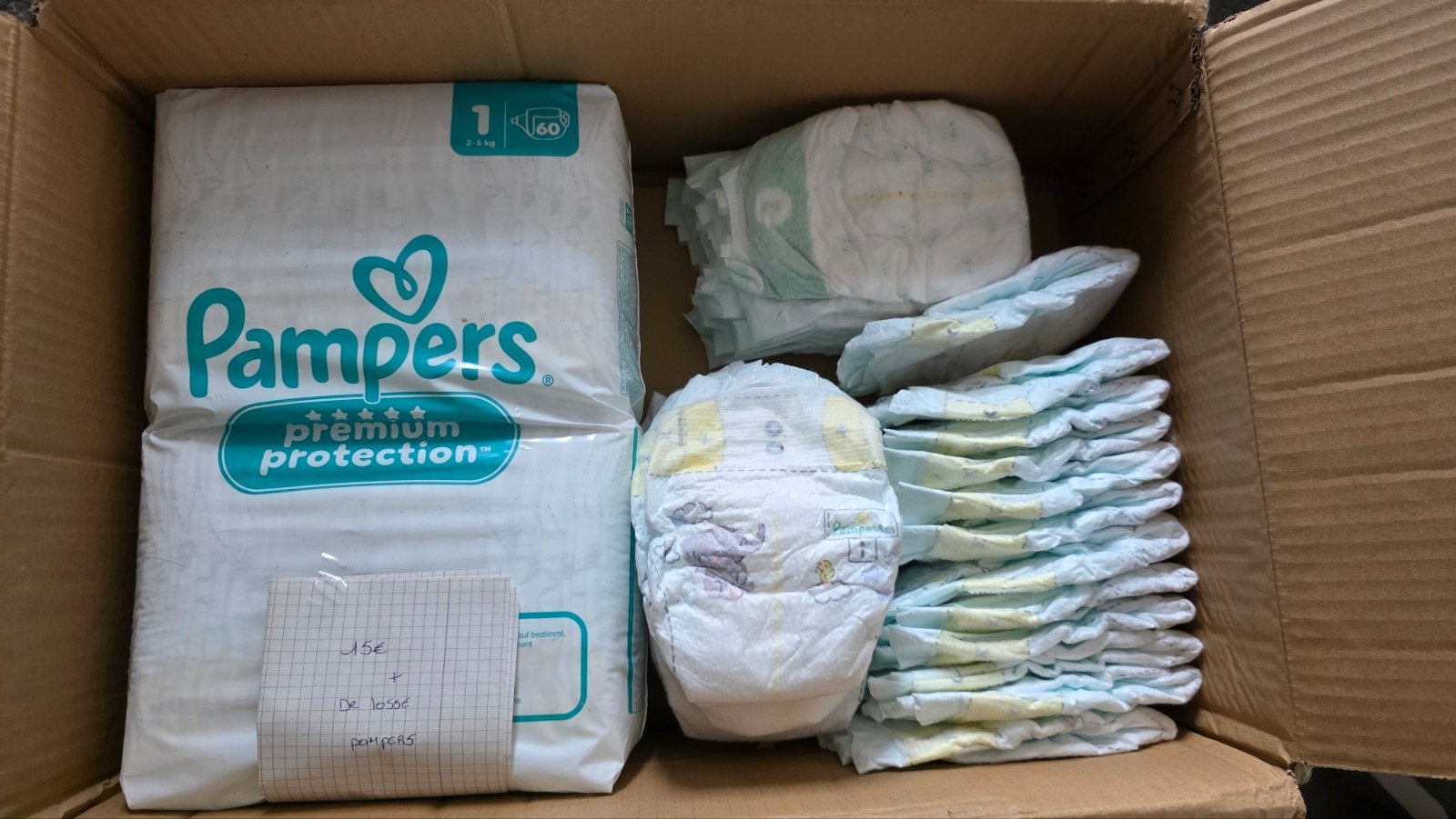 Pampers maat 1, Ophalen, Nieuw