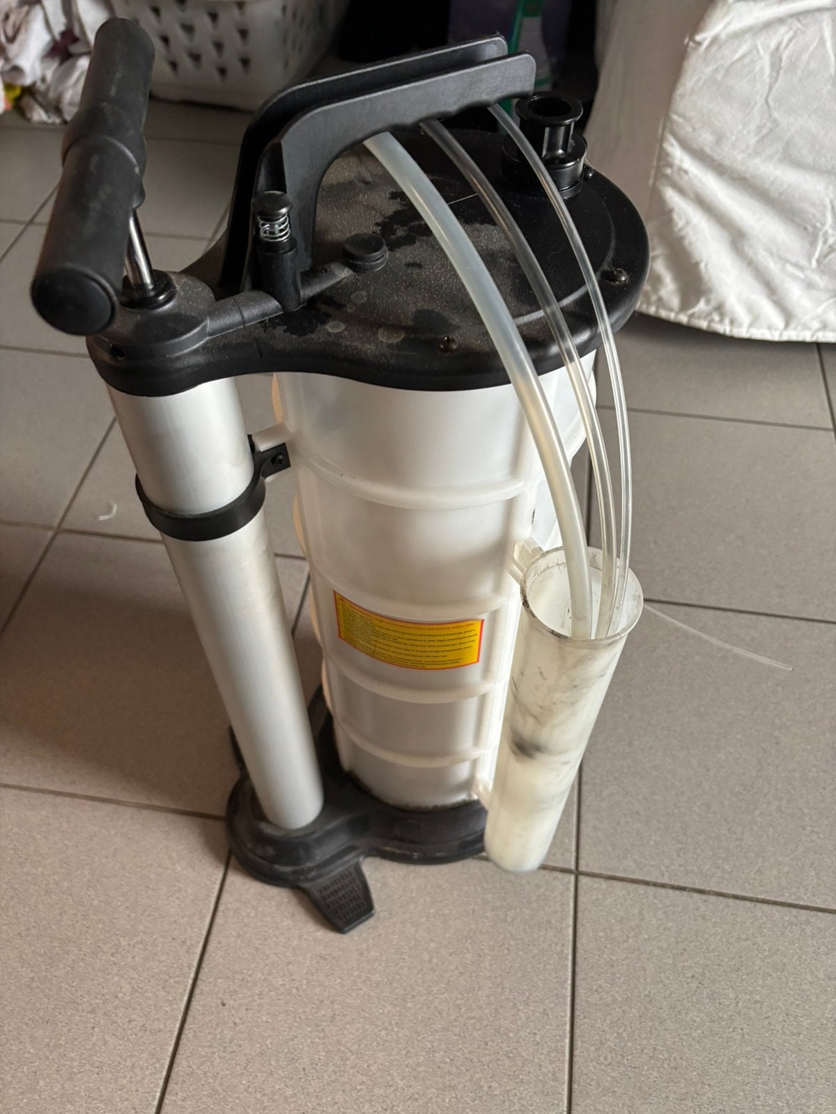 Vloeistofpomp, Enlèvement
