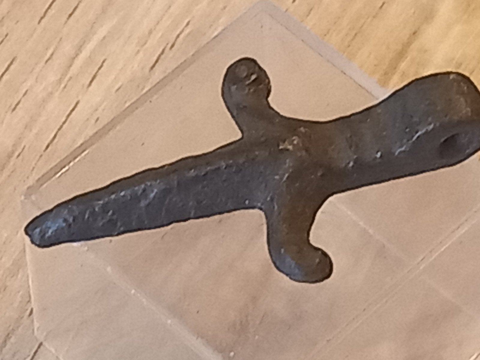 kruisvaarder amulet, Antiek en Kunst, Ophalen, Brons