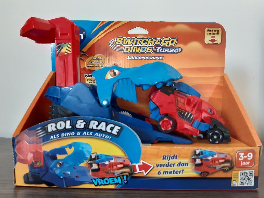 Vtech - Switch & Go Dinos - Turbostarter + 1 Turbo Dino, Ophalen of Verzenden, Zo goed als nieuw