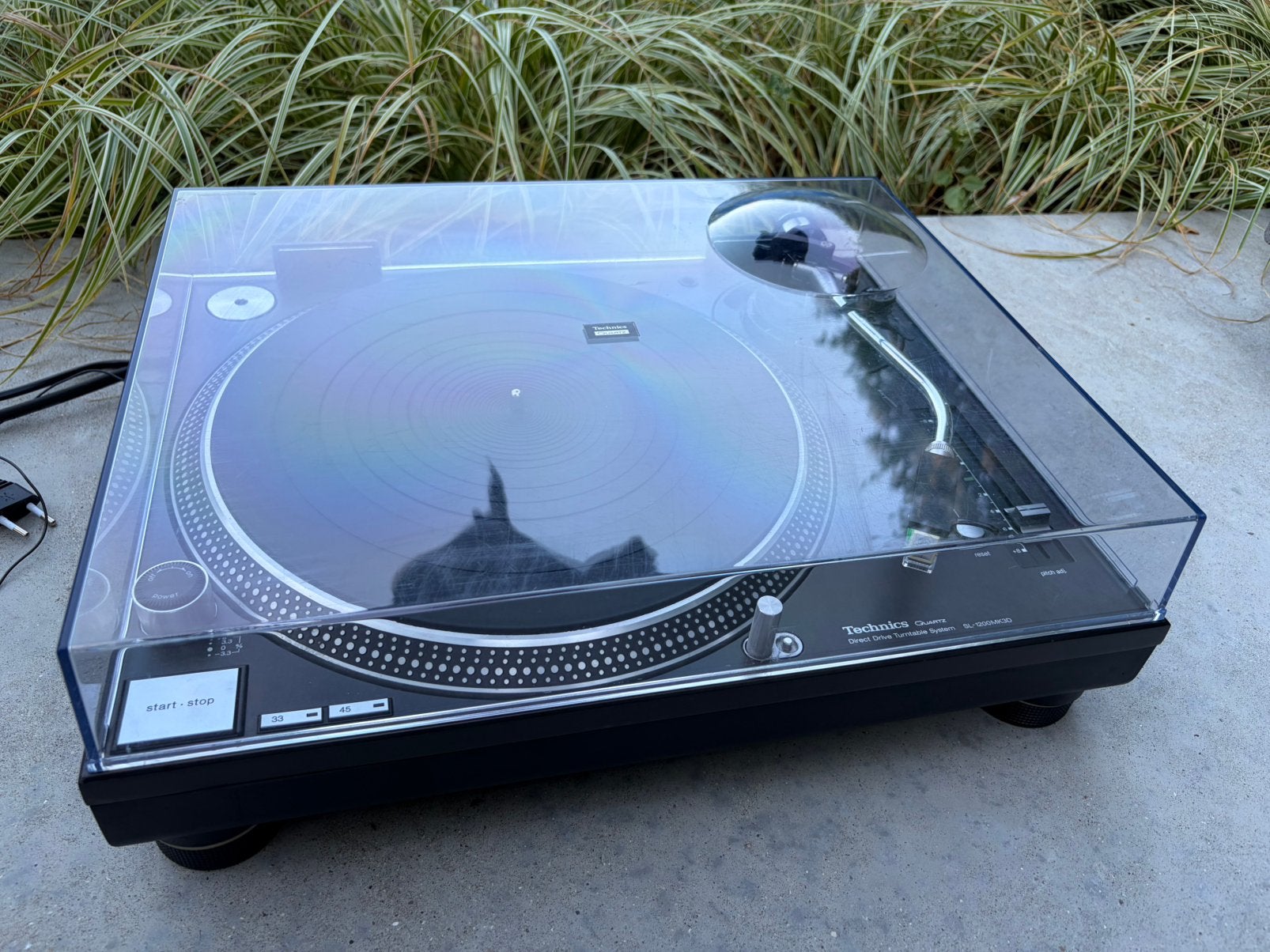 Technics SL 1200 MK3D zwart - 230V - near mint conditie, Audio, Tv en Foto, Platenspelers, Ophalen of Verzenden, Zo goed als nieuw