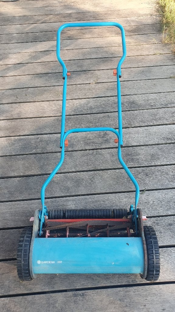 Gardena grasmaaier, Tuin en Terras, Grasmaaiers, Ophalen, Gebruikt, Handgrasmaaier, 30 t/m 39 cm