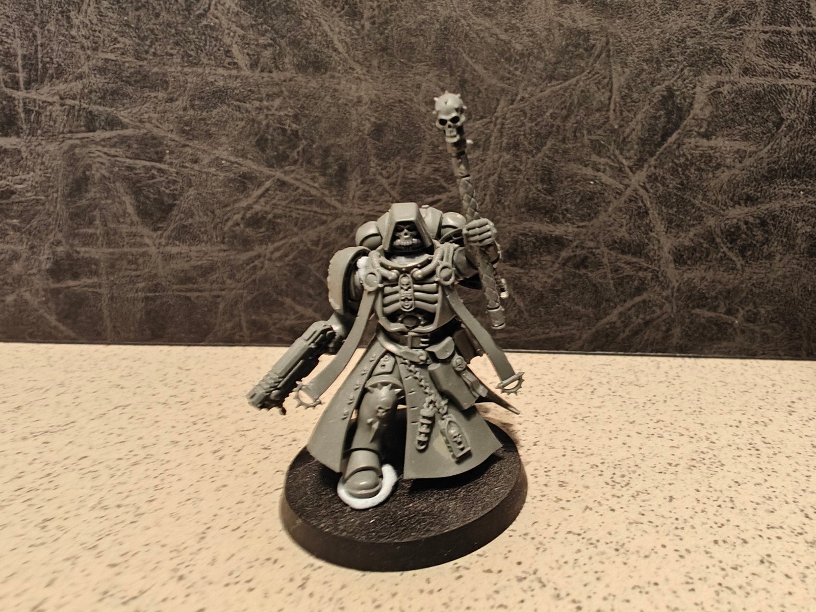 Warhammer 40k: space marines: Chaplain, Hobby en Vrije tijd, Ophalen of Verzenden, Zo goed als nieuw, Warhammer, Figuurtje(s)