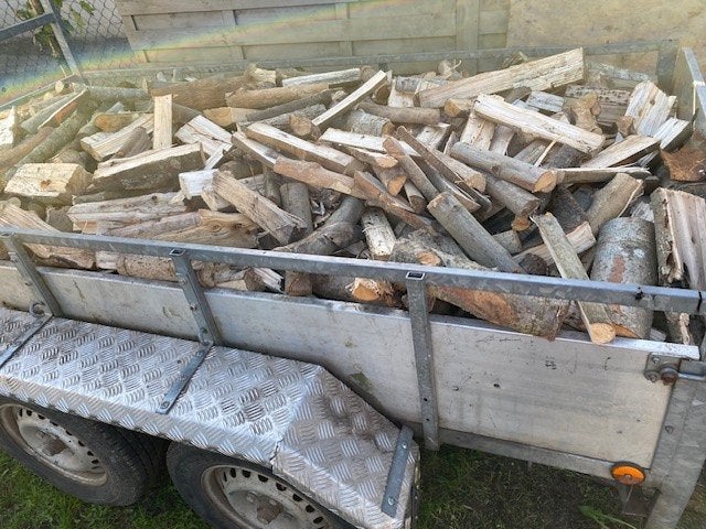Droog brandhout, Tuin en Terras, Minder dan 3 m³, Ophalen of Verzenden, Overige houtsoorten, Blokken