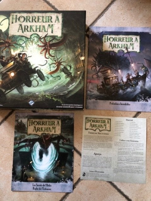 HORREUR A ARKHAM 3e édition VF + TOUTES LES EXTENSIONS, Enlèvement ou Envoi