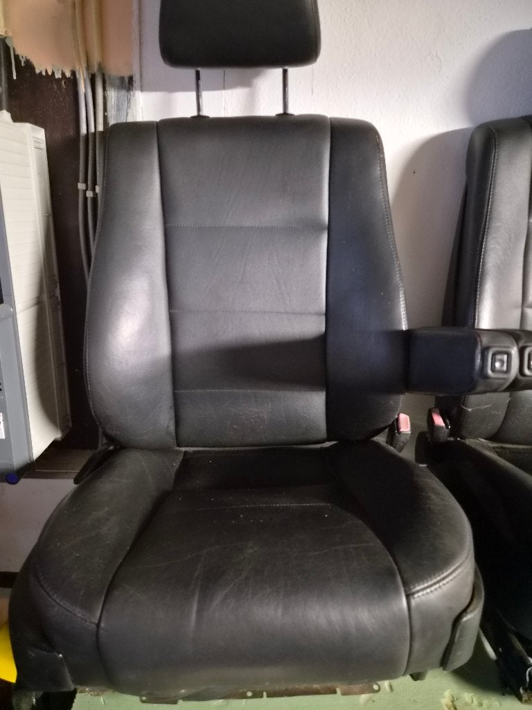 Bmw e32 lederen zetels vooraan, Auto-onderdelen, Ophalen, Gebruikt, BMW