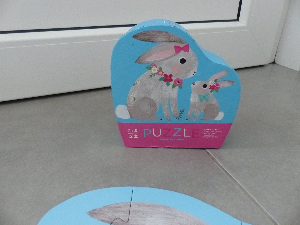 Puzzel Crocodile Creek Bunny Love, Ophalen of Verzenden, 10 tot 50 stukjes, Zo goed als nieuw, 2 tot 4 jaar