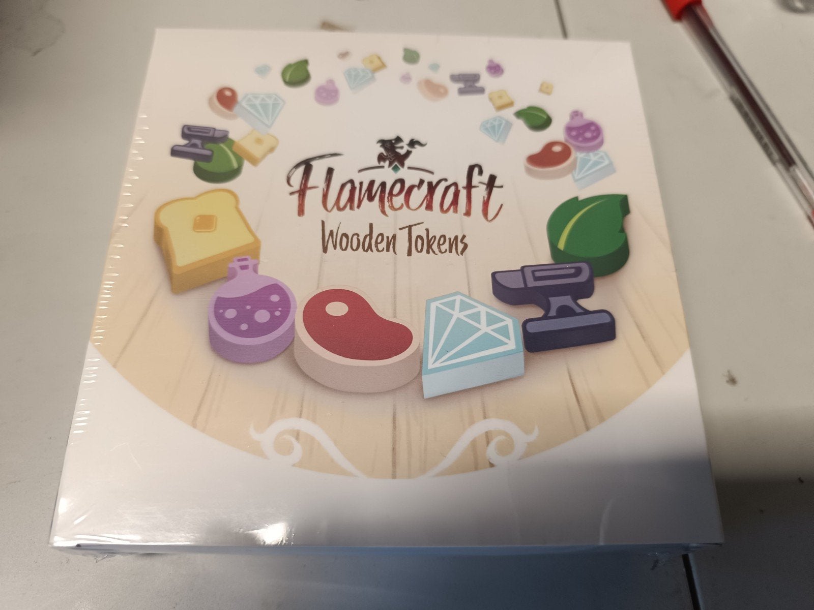 Flamecraft - serie 1 - Wooden token, Enlèvement ou Envoi, Neuf, Cardboard alchemy