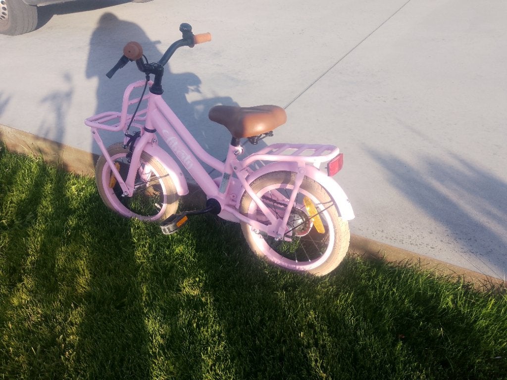 Kinderfiets 14 inch / 14", Stabilisateurs, Frein à rétropédalage, Comme neuf, Enlèvement