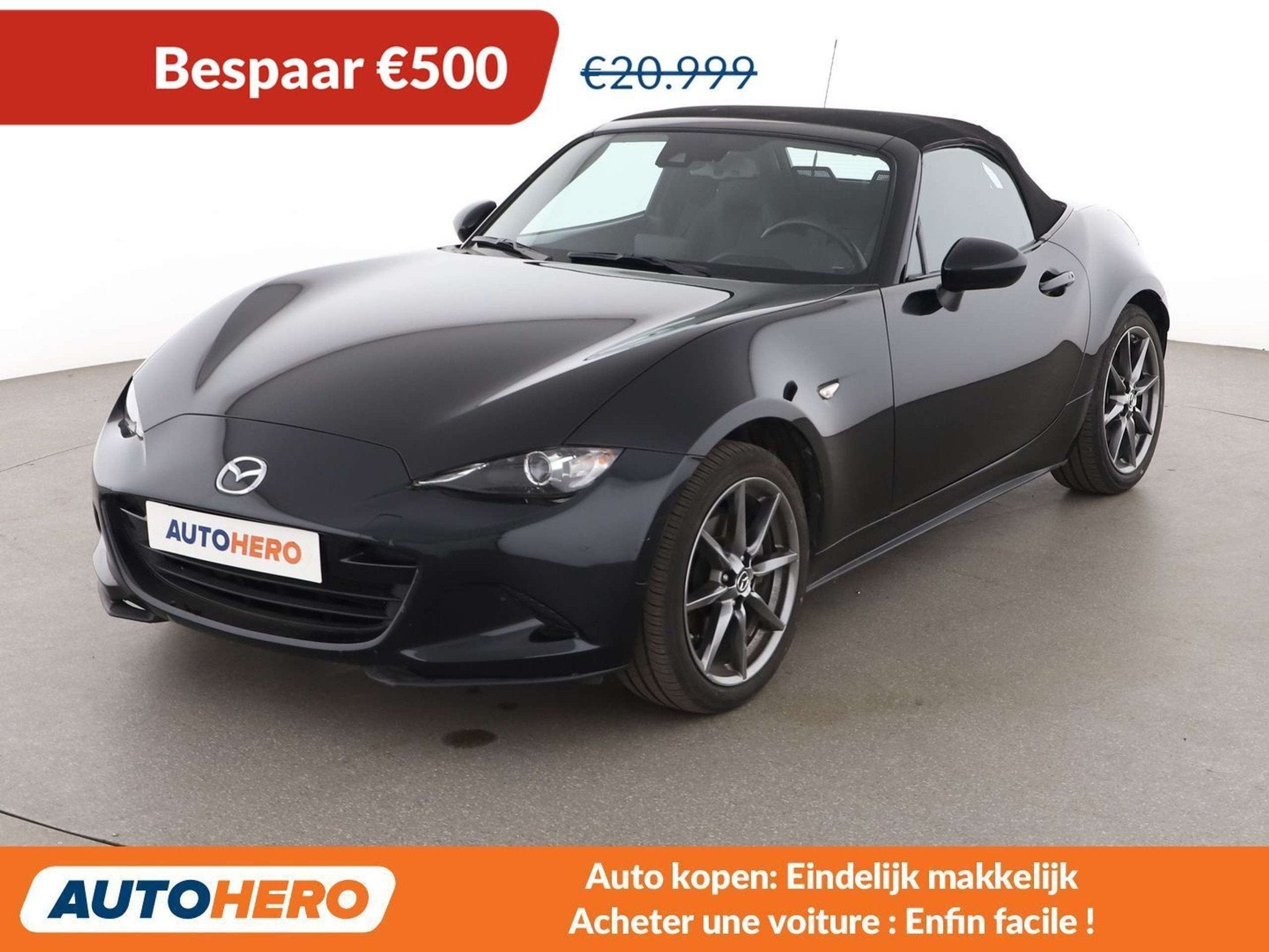 Mazda MX-5 2.0 Exclusive-Line (année de construction 2018), Cuir, Achat, Boîte manuelle, Détection des panneaux routiers