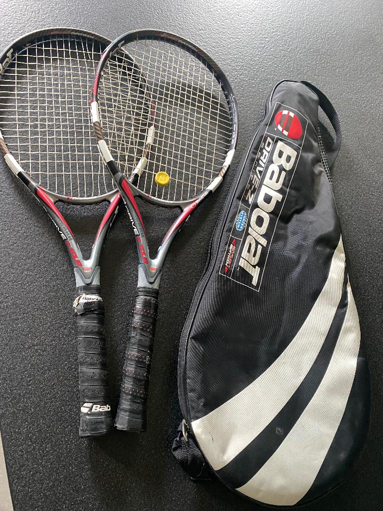 2 stuks Babolat Z-drive Tour tennis rackets, Enlèvement ou Envoi, Raquette, Babolat, L3