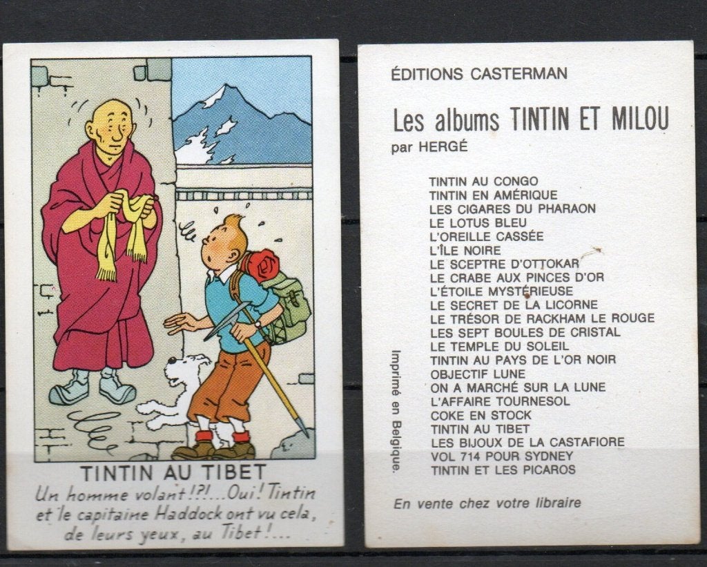 Tintin. Hergé. Chromo - Tintin au Tibet, Verzamelen, Ophalen