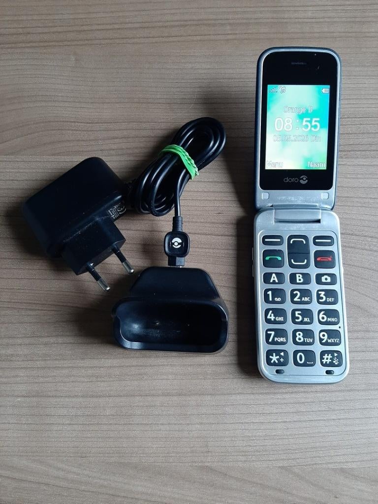 DORO GSM KLAPTELEFOON VOOR SENIOREN, Ophalen