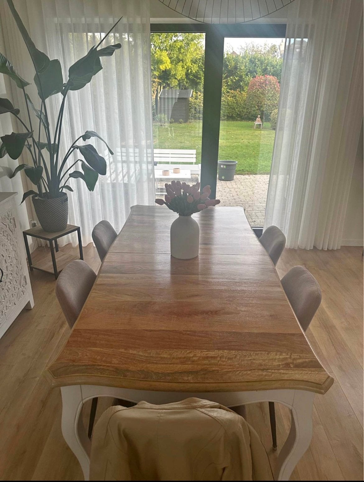Table à manger extensible en bon état 160- 200, Maison & Meubles, Enlèvement, Comme neuf