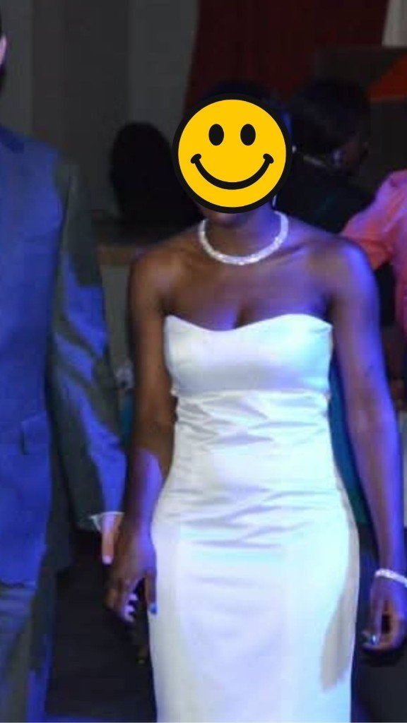 Robe de cérémonie sur mesure blanche 2-en-1 - Natthida, Vêtements | Femmes, Enlèvement ou Envoi, Sans marque, Robe de mariée, Porté