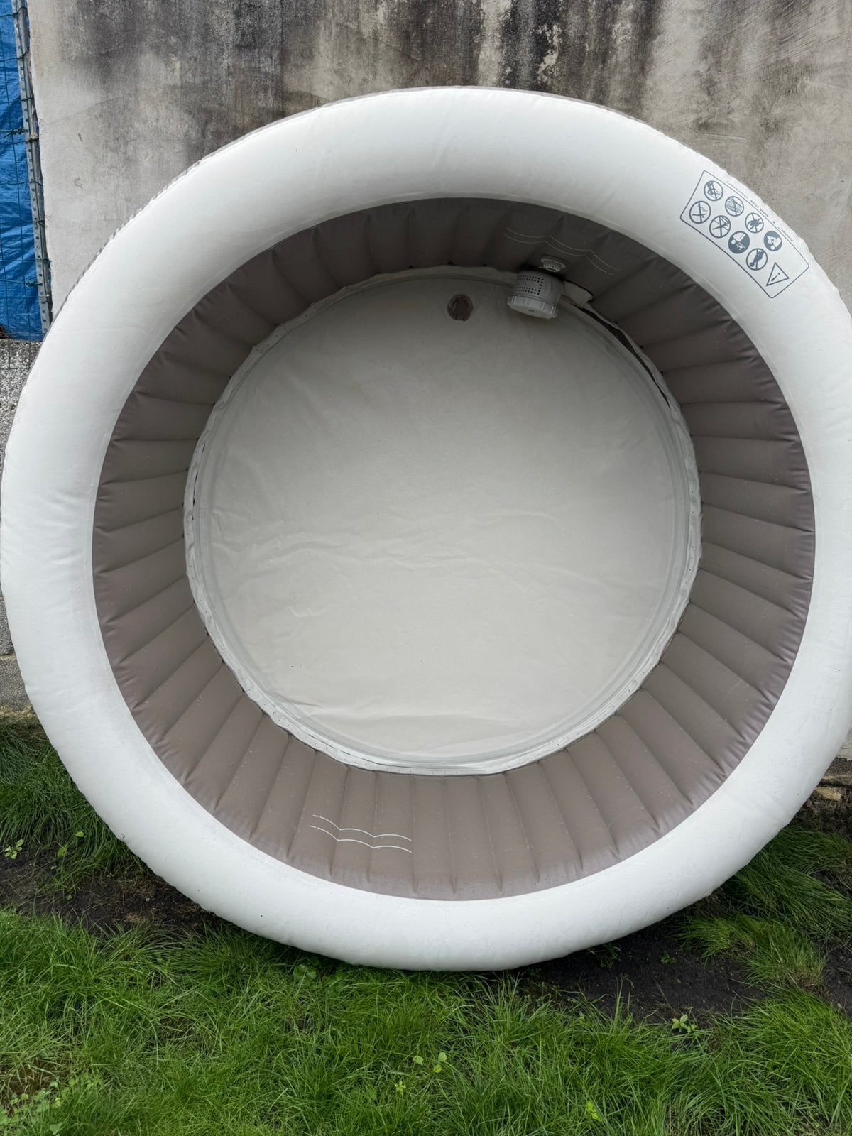 Jacuzzi intex purespa 4 personnes, Jardin & Terrasse, Enlèvement, Utilisé, Pompe, Gonflable