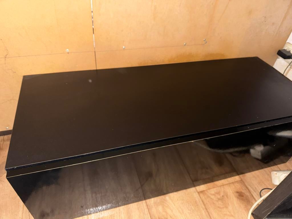 Meuble TV noir, Enlèvement, Utilisé, 50 à 100 cm, 100 à 150 cm