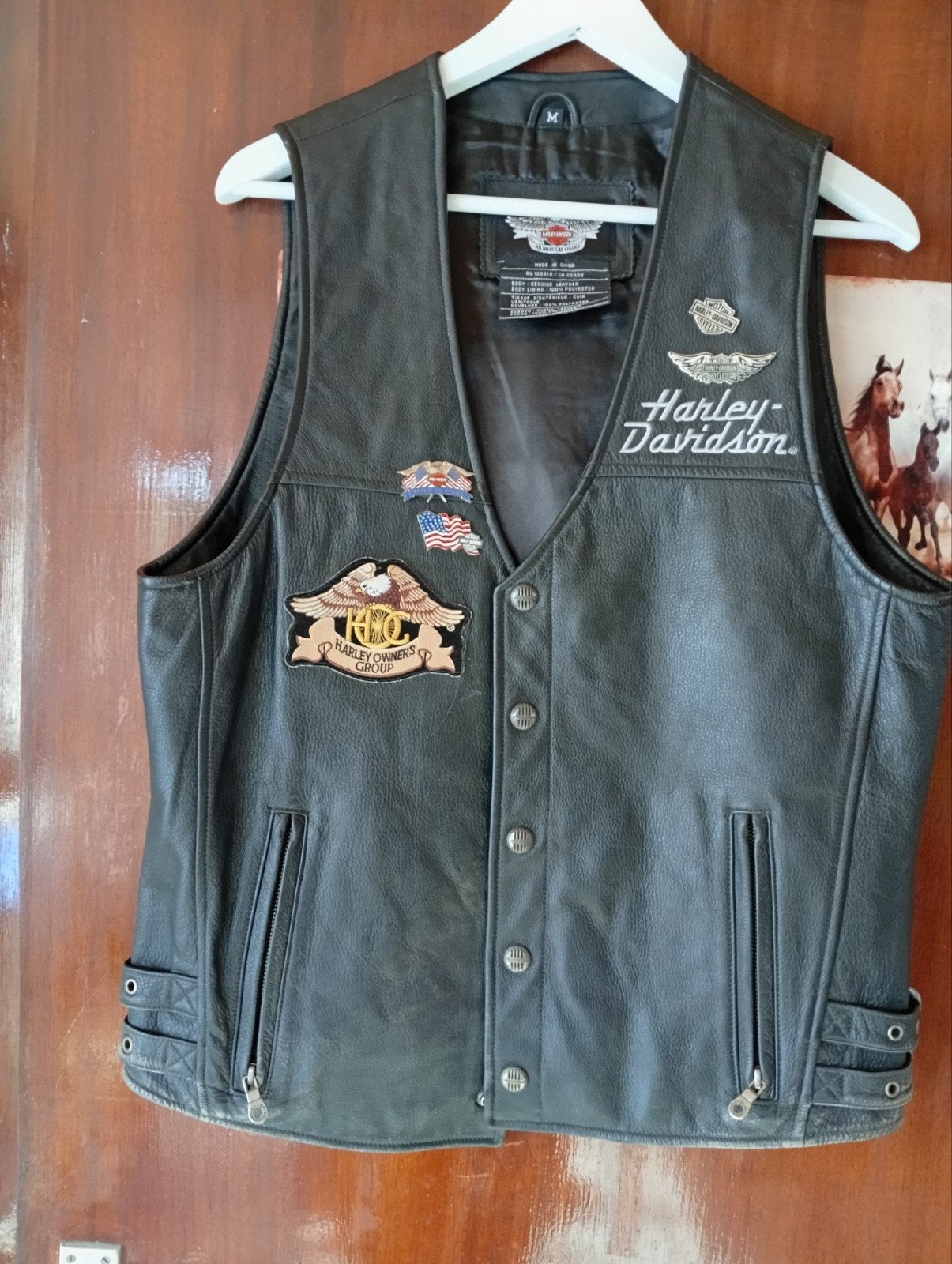 Bikers jasje Harley Davidson, Vêtements | Hommes, Blousons sans Manches, Enlèvement, Taille 48/50 (M)