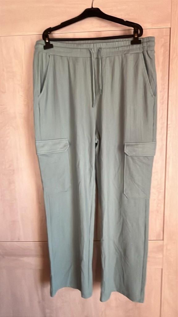 broek lichtgroen msmode rekker xl 48-50 amper gedragen, MS Mode, Ophalen of Verzenden, Zo goed als nieuw, Broek of Spijkerbroek