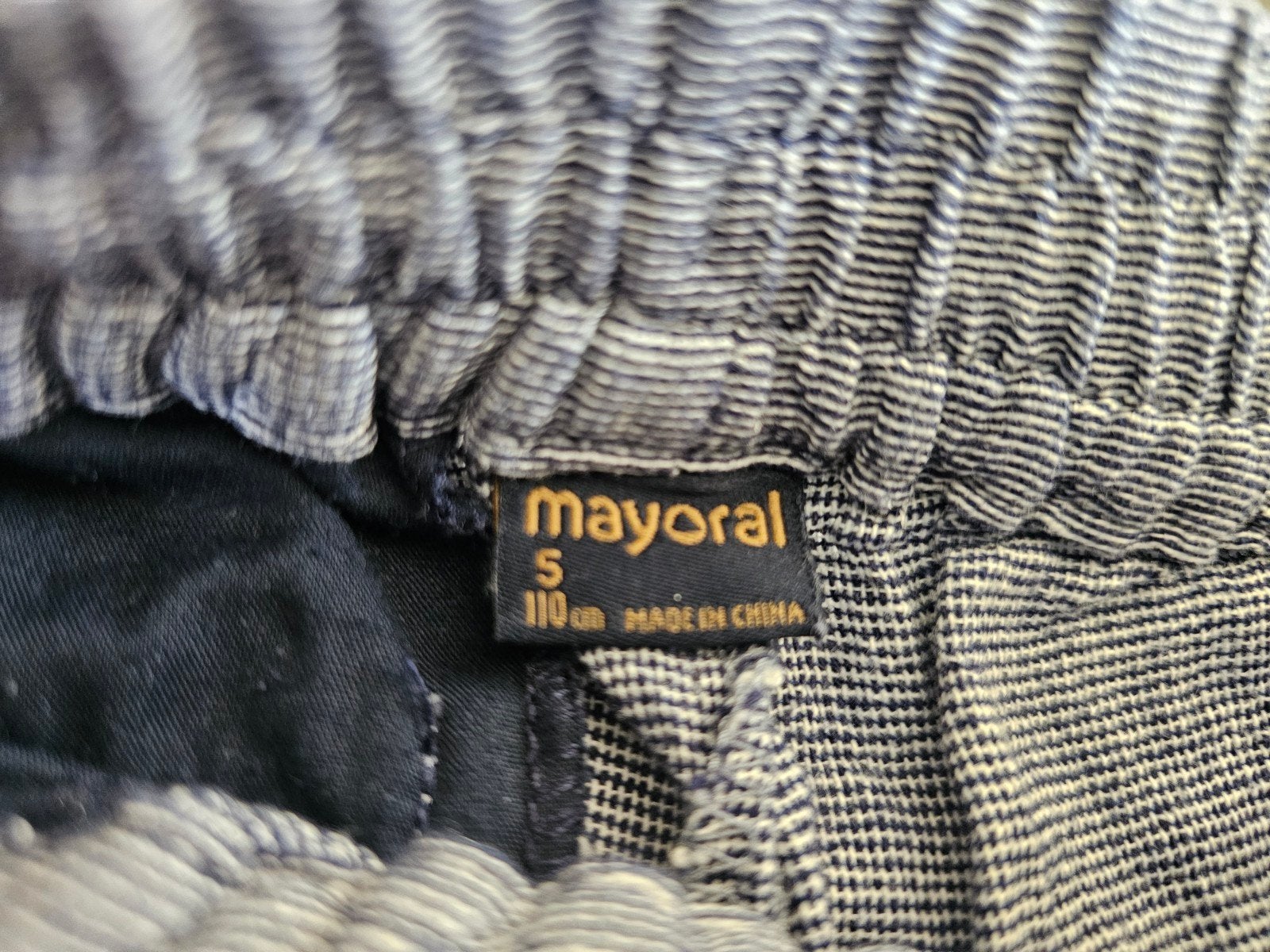 Supermooi shortje 5j/110 katoen/linnen MAYORAL, Broek, Verzenden, MAYORAL, Zo goed als nieuw