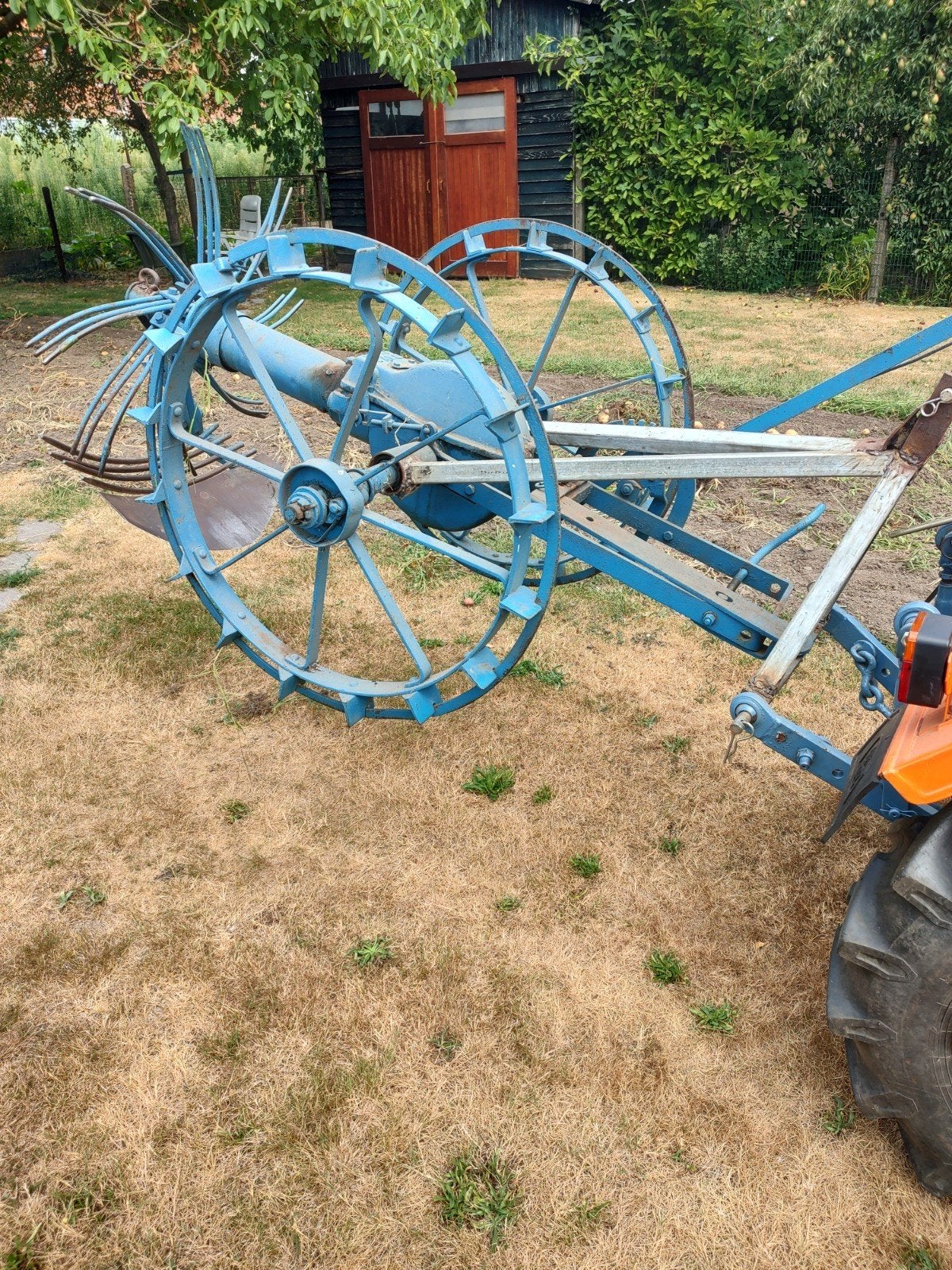 récolteuse de pommes de terre, Enlèvement