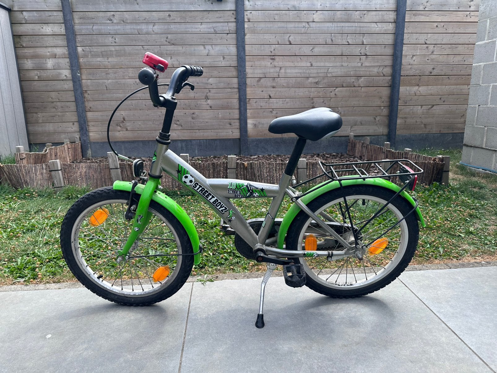 18 inch kinderfiets Street Boyz – volledig rijklaar, Enlèvement, Utilisé, Frein à rétropédalage, 16 à 20 pouces