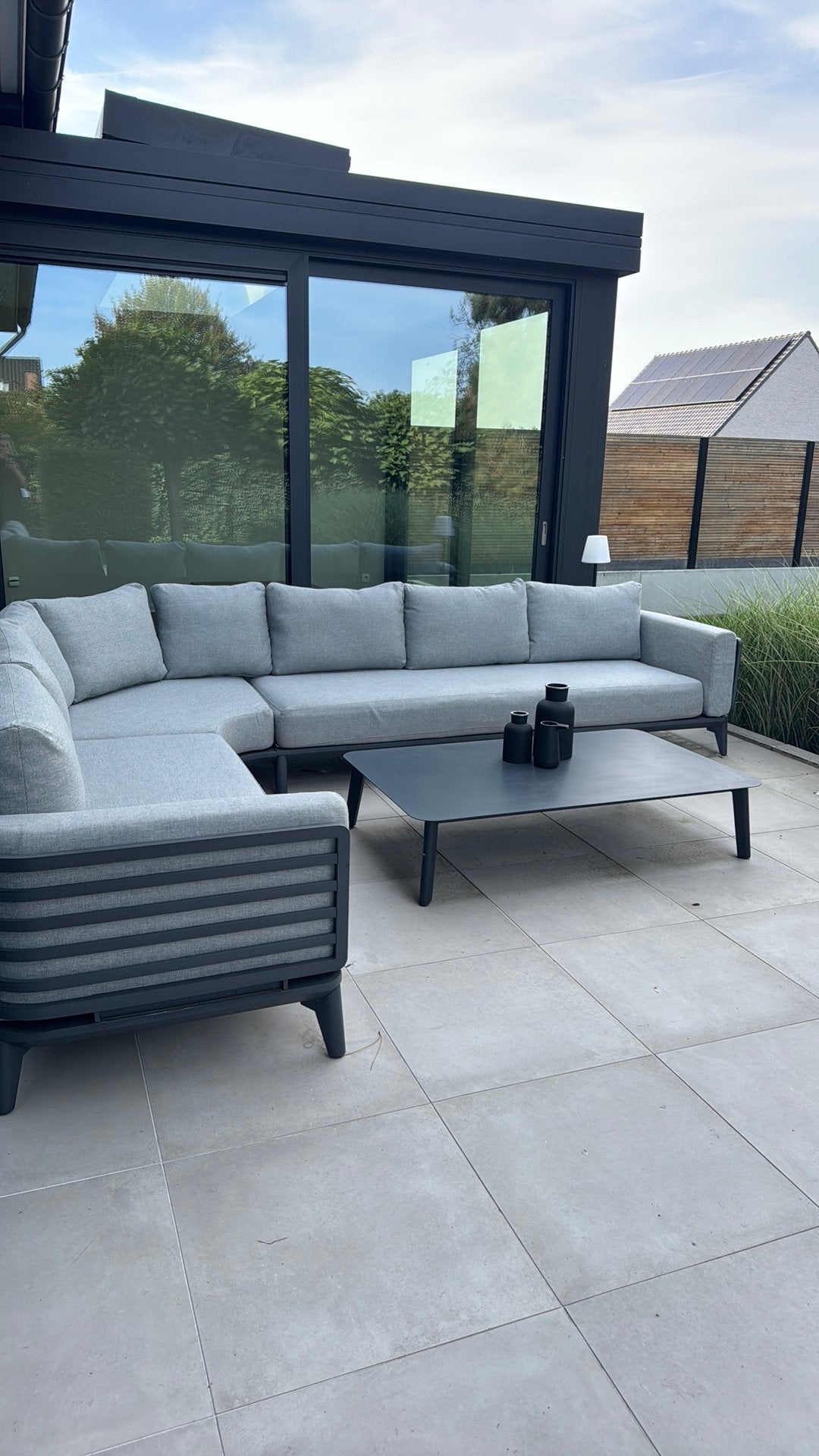 Loungeset, Tuin en Terras, Ophalen, Zo goed als nieuw, Aluminium, Loungeset
