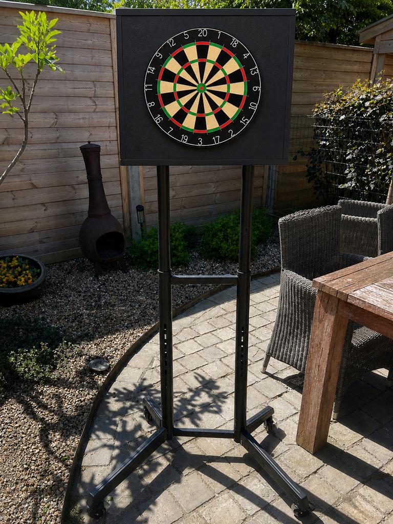 Mobiele standaard tv of darts, Sport en Fitness, Darts, Zo goed als nieuw, Ophalen