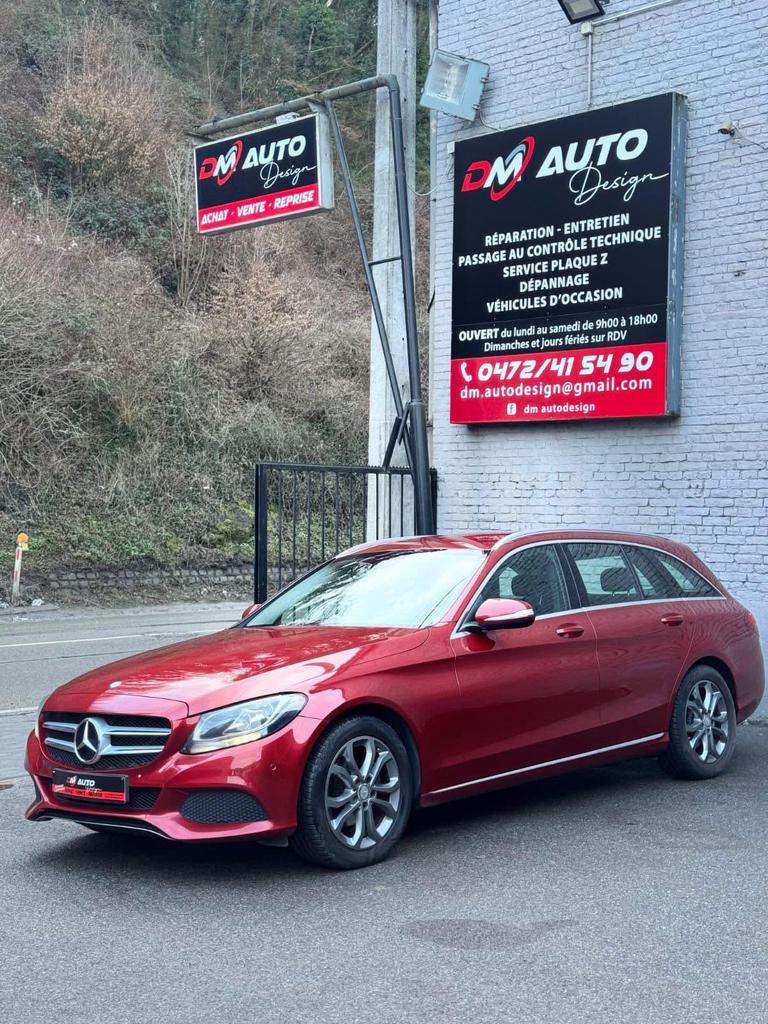 Mercedes C200 Automatique 2016 154.000 Km, Autos, Mercedes-Benz, Euro 6, Entreprise, Carnet d'entretien, Autres couleurs