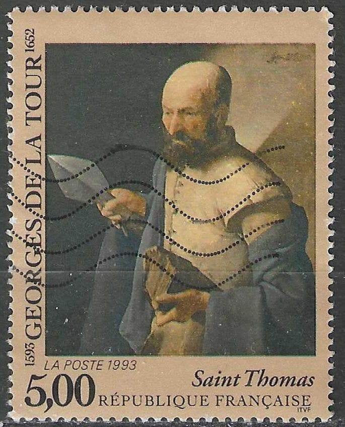 Frankrijk 1993 - Yvert 2828 - Sint Thomas (ST), Verzenden, Gestempeld