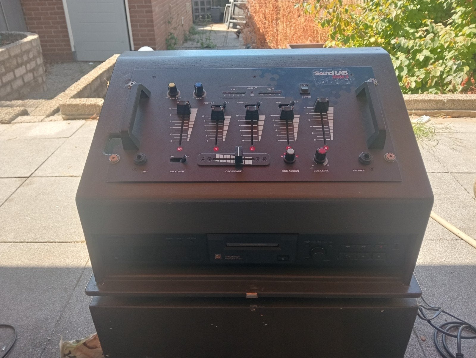 dj sound lab dsm 5 en de Sony mds je330 minidisc speler, Ophalen, Zo goed als nieuw, Audio