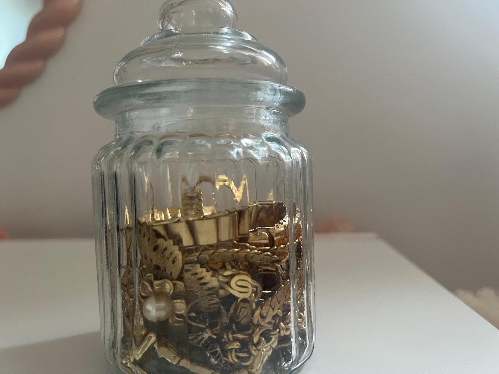 Pot juwelen, Huis en Inrichting, Woonaccessoires | Stolpen, Ophalen, Zo goed als nieuw