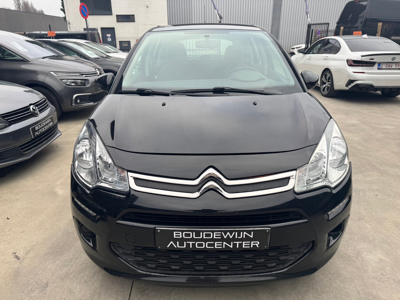 Citroën C3 1.0Benzine 140.xxxkm/Parkeersensor,Garantie, Auto's, Voorwielaandrijving, Stof, Zwart, Zwart