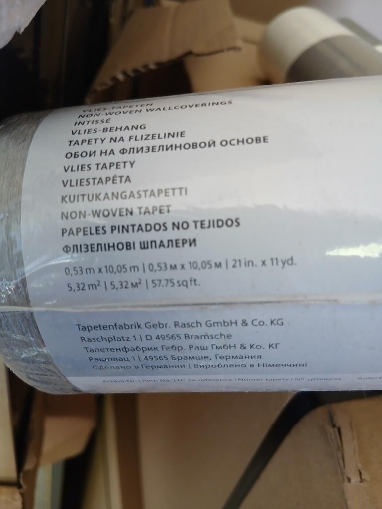 papier paint et tissue pour rideaux, Enlèvement