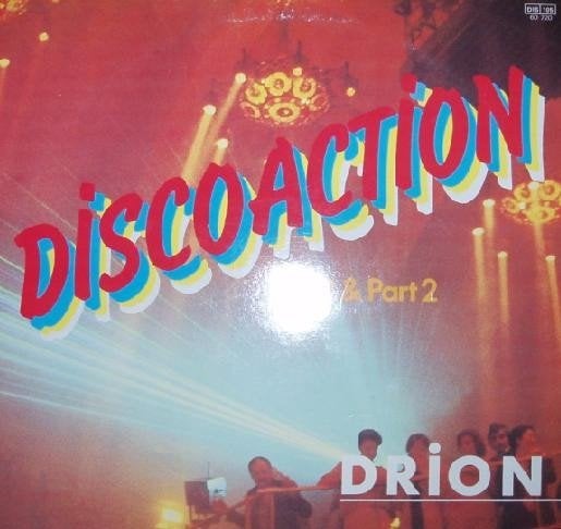 12inch DRION : Disco-Action part 1 & 2, Cd's en Dvd's, Vinyl | Dance en House, Gebruikt, Fotohoes, Ophalen of Verzenden, Disco
