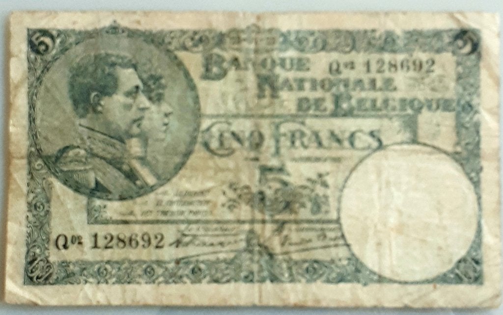 BELGIË : BANKBILJET 50 FRANK 25-1-1923, Ophalen of Verzenden, Los biljet