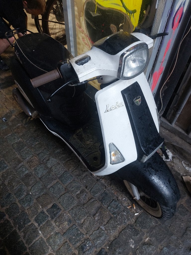 Scooter voor onderdelen, Ophalen