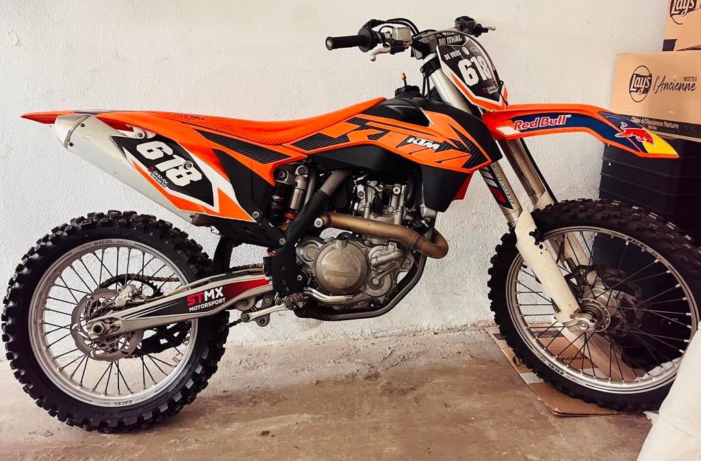 2013 KTM SXF 450 in uitstekende staat (elektrische starter), Ophalen of Verzenden