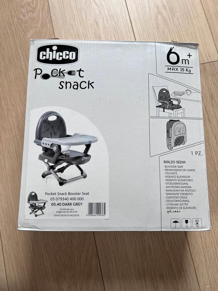 Rehausseur chaise de table bébé Chicco, Enlèvement, Comme neuf, Chaise de table, Ceinture(s)