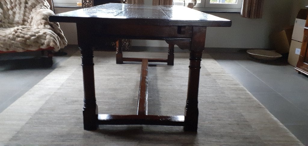table en chêne massif, Enlèvement