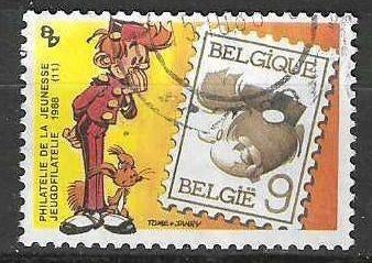 Belgique 1988 - Yvert/OBP 2302 - Philatélie pour la jeu (ST), Envoi, Affranchi, Oblitéré, Enfants