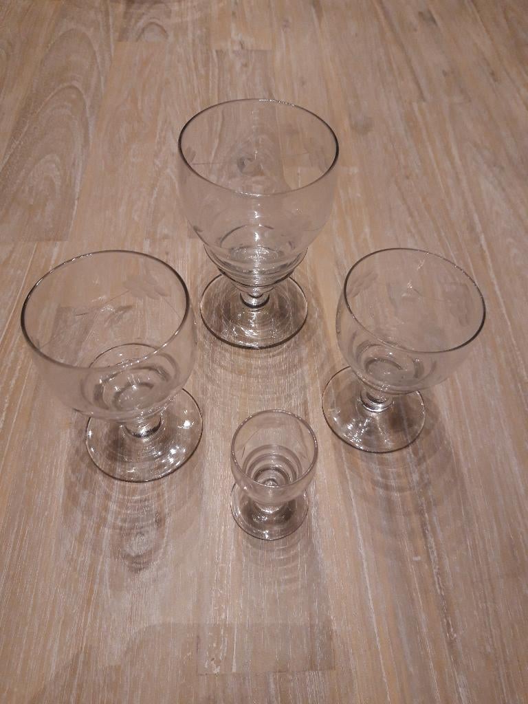 Prachtig antiek glazen servies, Antiek en Kunst, Ophalen