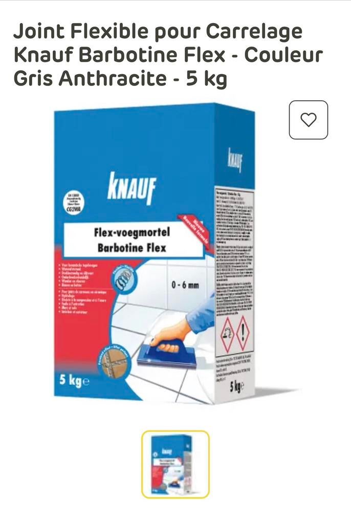 Joint carrelage flex anthracite, 3 paquets neuf, Doe-het-zelf en Bouw, Tegels, Ophalen, Zo goed als nieuw, Overige typen