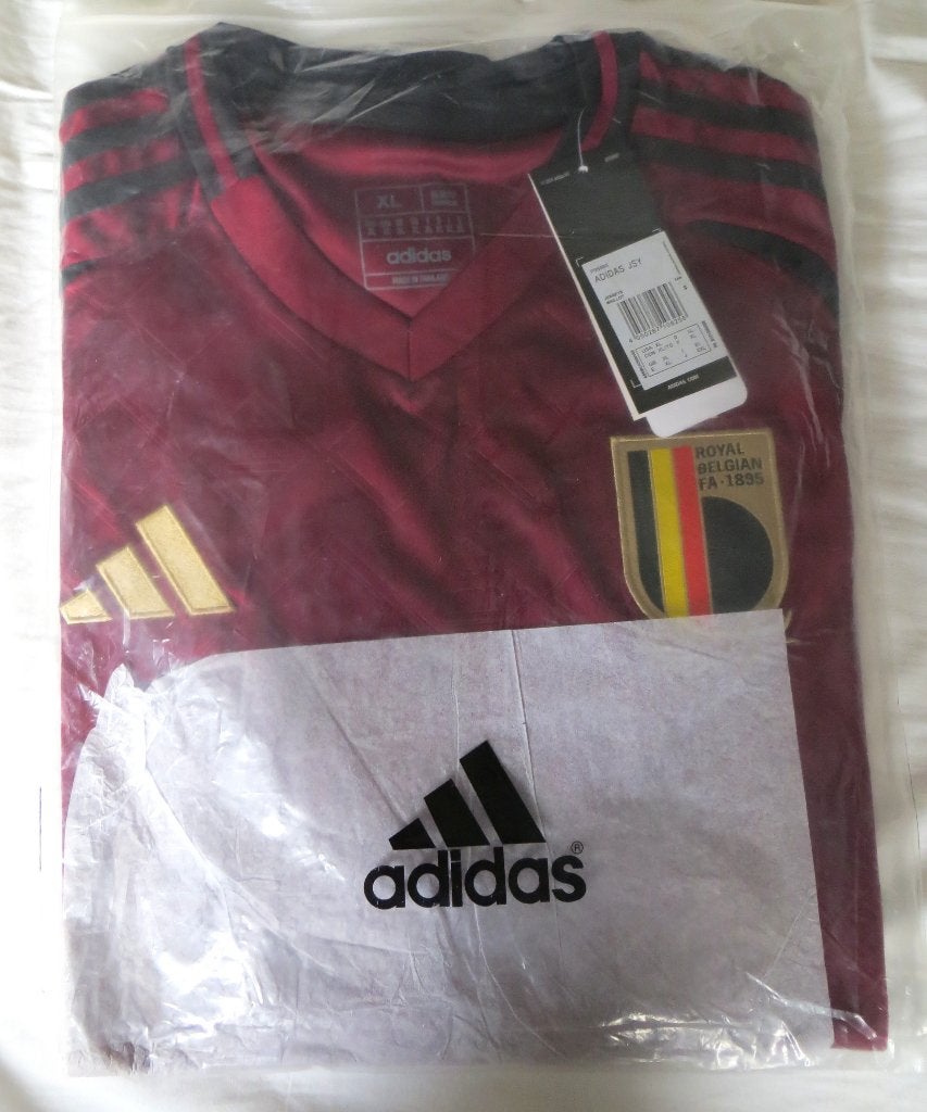 Maillot Football Diables Rouges Red Devils AdidasXL Belgique, Taille XL, Envoi, Neuf, Maillot