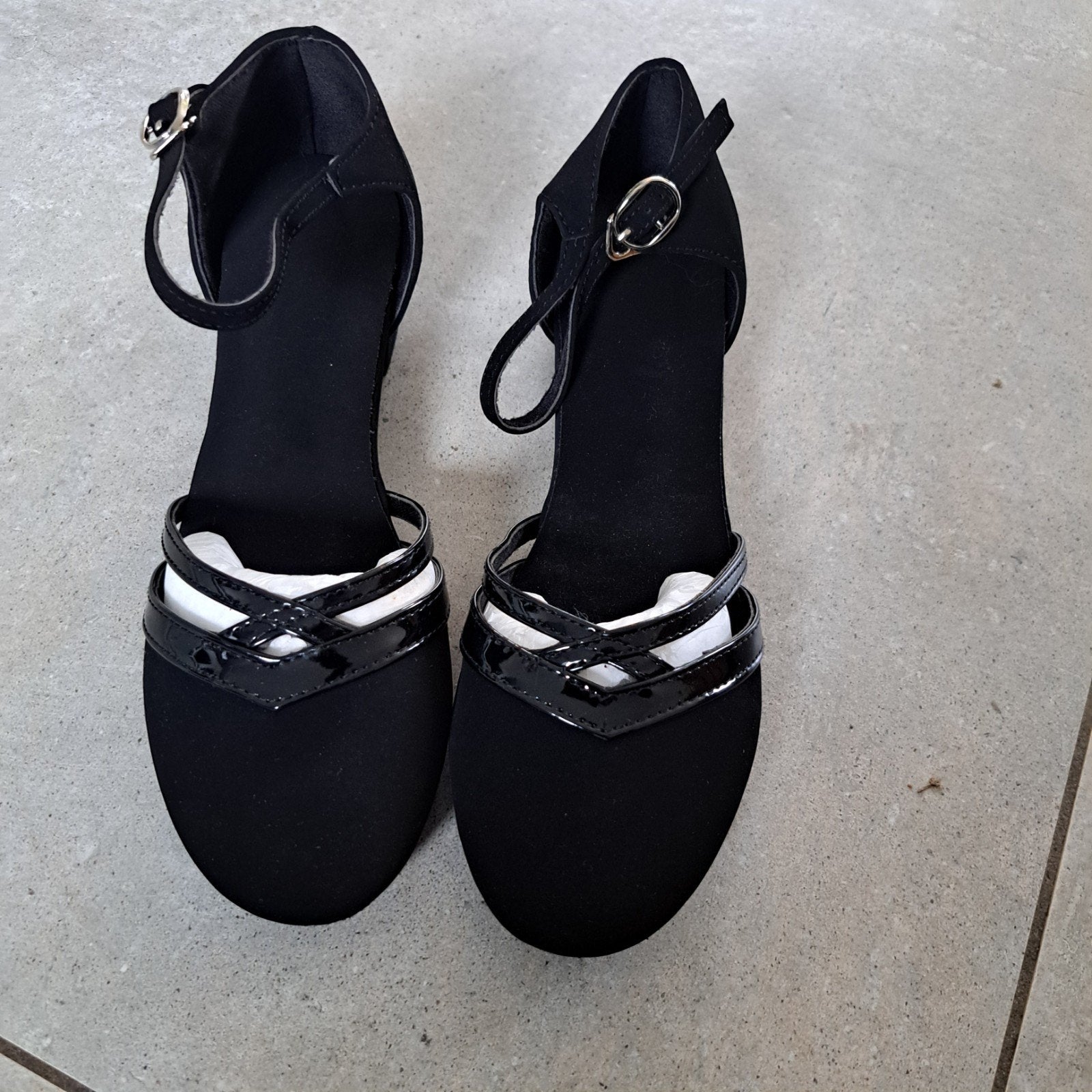 dames dansschoenen maat 38, Zwart, Nieuw, Dansschoenen, Ophalen of Verzenden