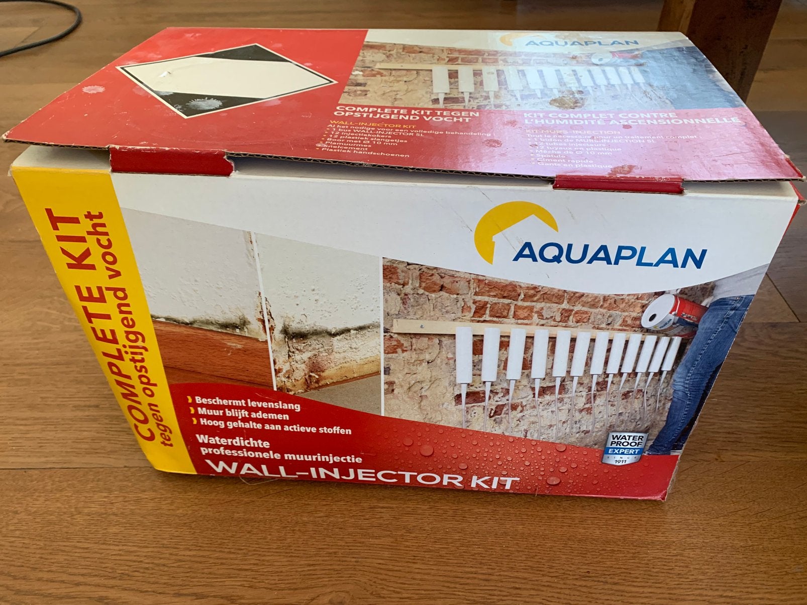 Kit barrière contre l'humidité Aquaplan 4+1, Bricolage & Construction, Enlèvement ou Envoi, Comme neuf, Autres matériaux, Isolation des murs