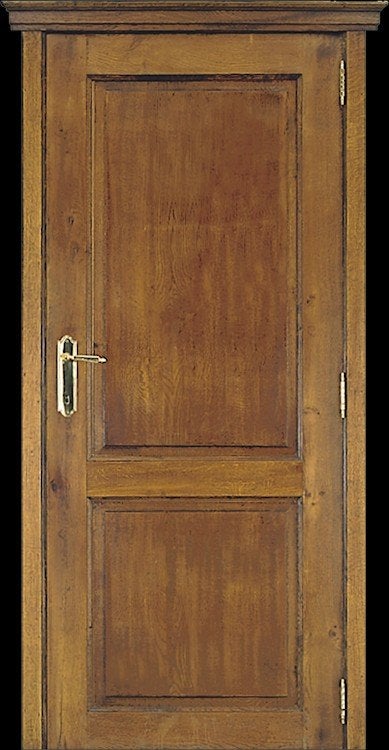 Porte bois massif, Enlèvement ou Envoi, 200 à 250 cm, Autres types, Chêne