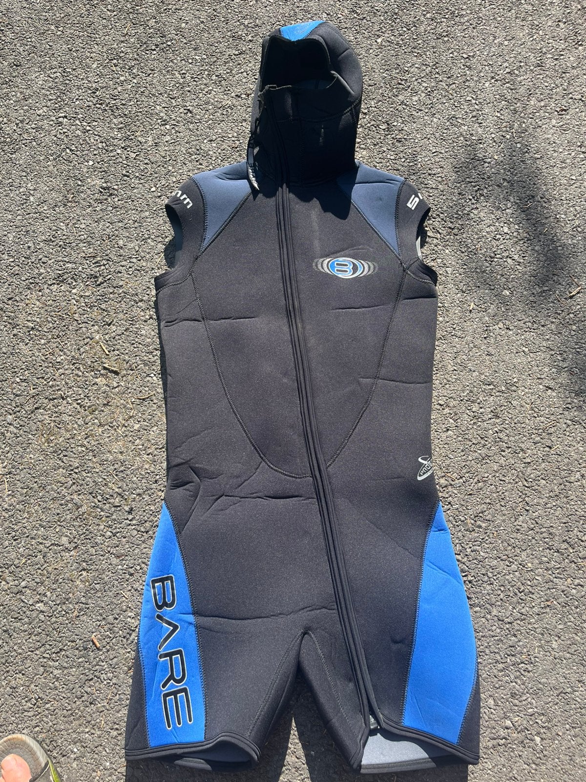 Neopreen duikpak Bare Velocity 5 mm, Watersport en Boten, Duiken, Ophalen of Verzenden, Duikpak