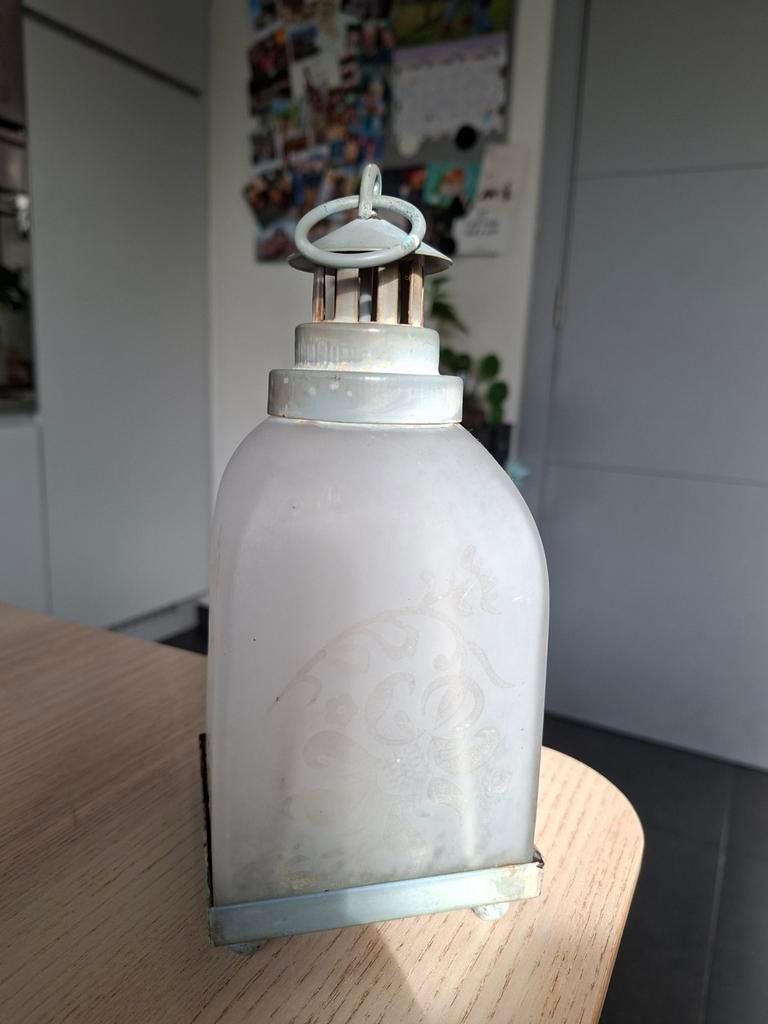 Vintage theelichtlampje, Huis en Inrichting, Ophalen, Gebruikt