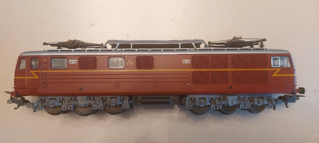 HO Lima NSB El 14.2165 Electric Locomotive, Hobby en Vrije tijd, Modeltreinen | H0, Gebruikt, Ophalen of Verzenden, Analoog, Lima